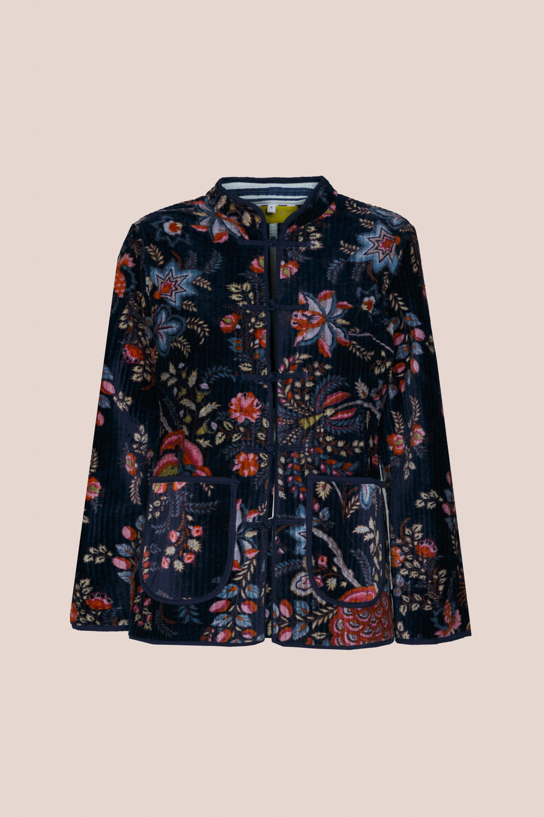 VELVET FLORAL JACKET