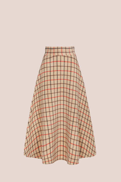 CHECKED SKIRT