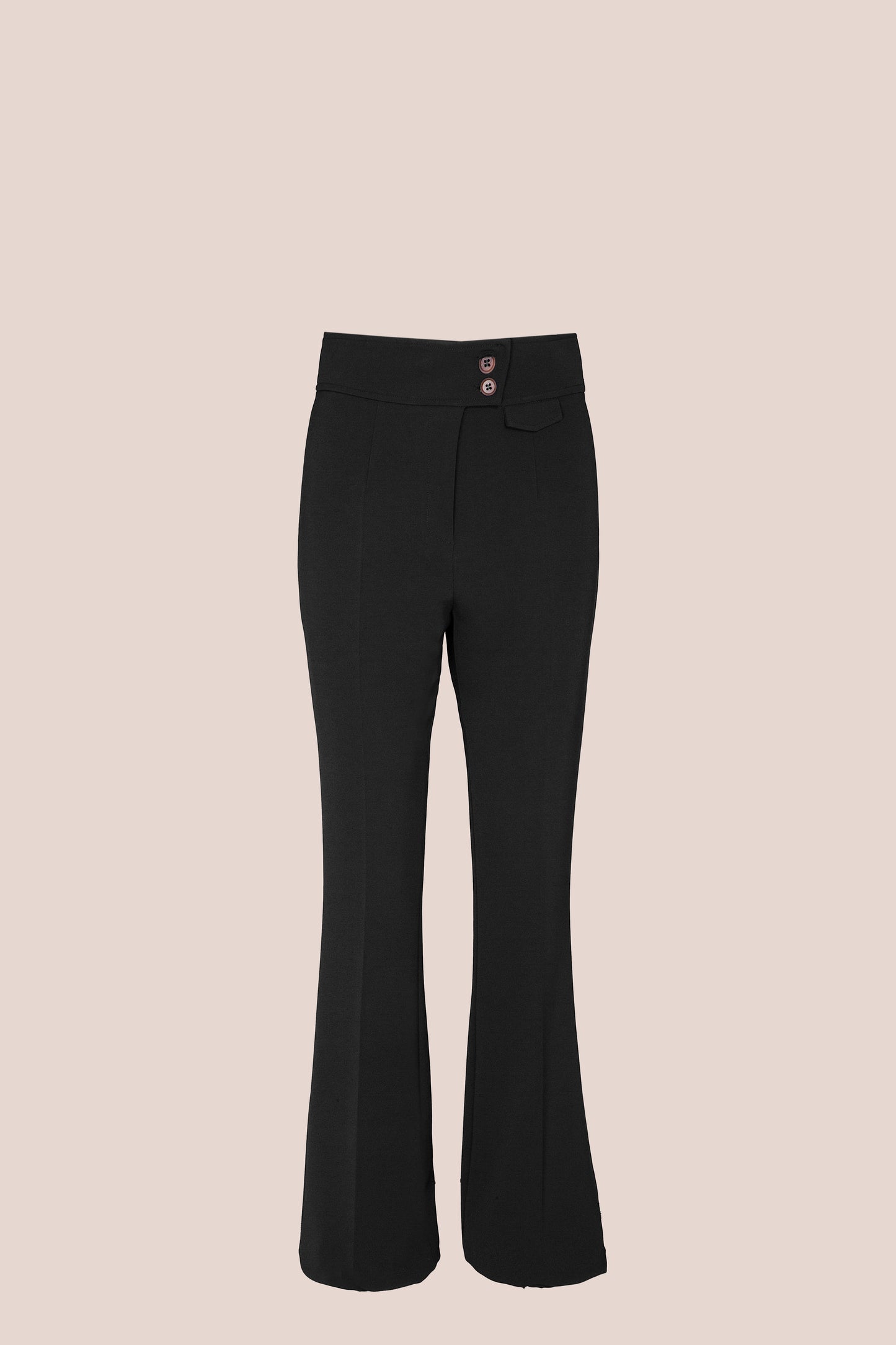 BLACK FLARED PANTS