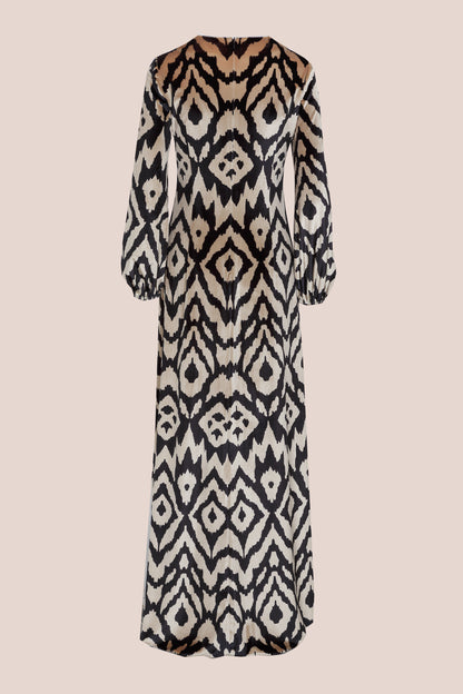 IKAT VELVET DRESS